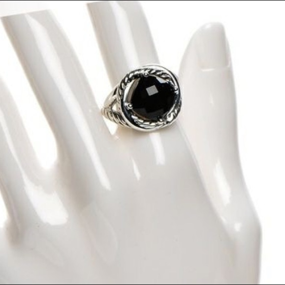 Davis Yurman Infinity Onyx ring